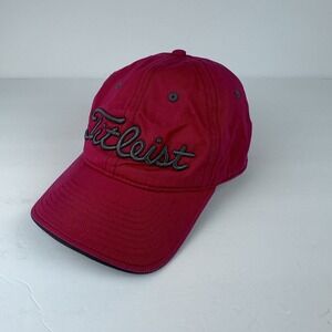 Titleist New Era golf Hat cap red Adjustable fit golf balls